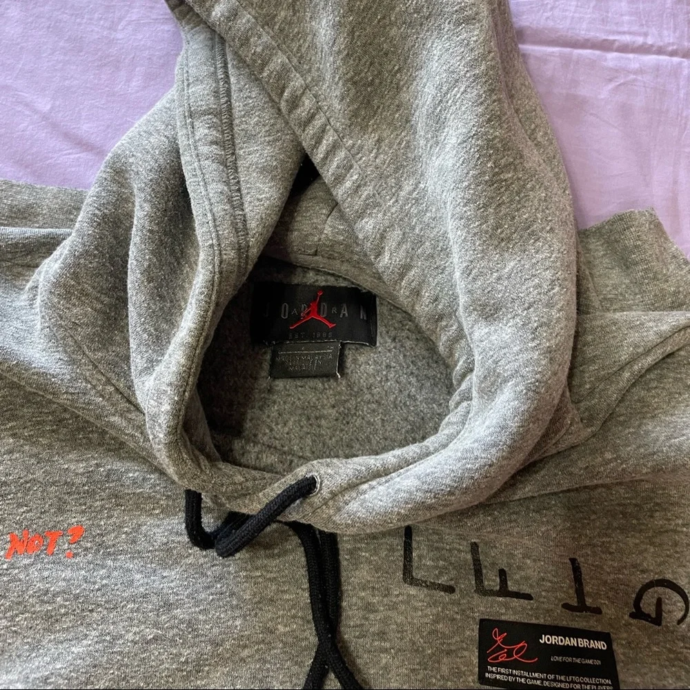 Gray Jordan Hoodie - Picture 7 of 7